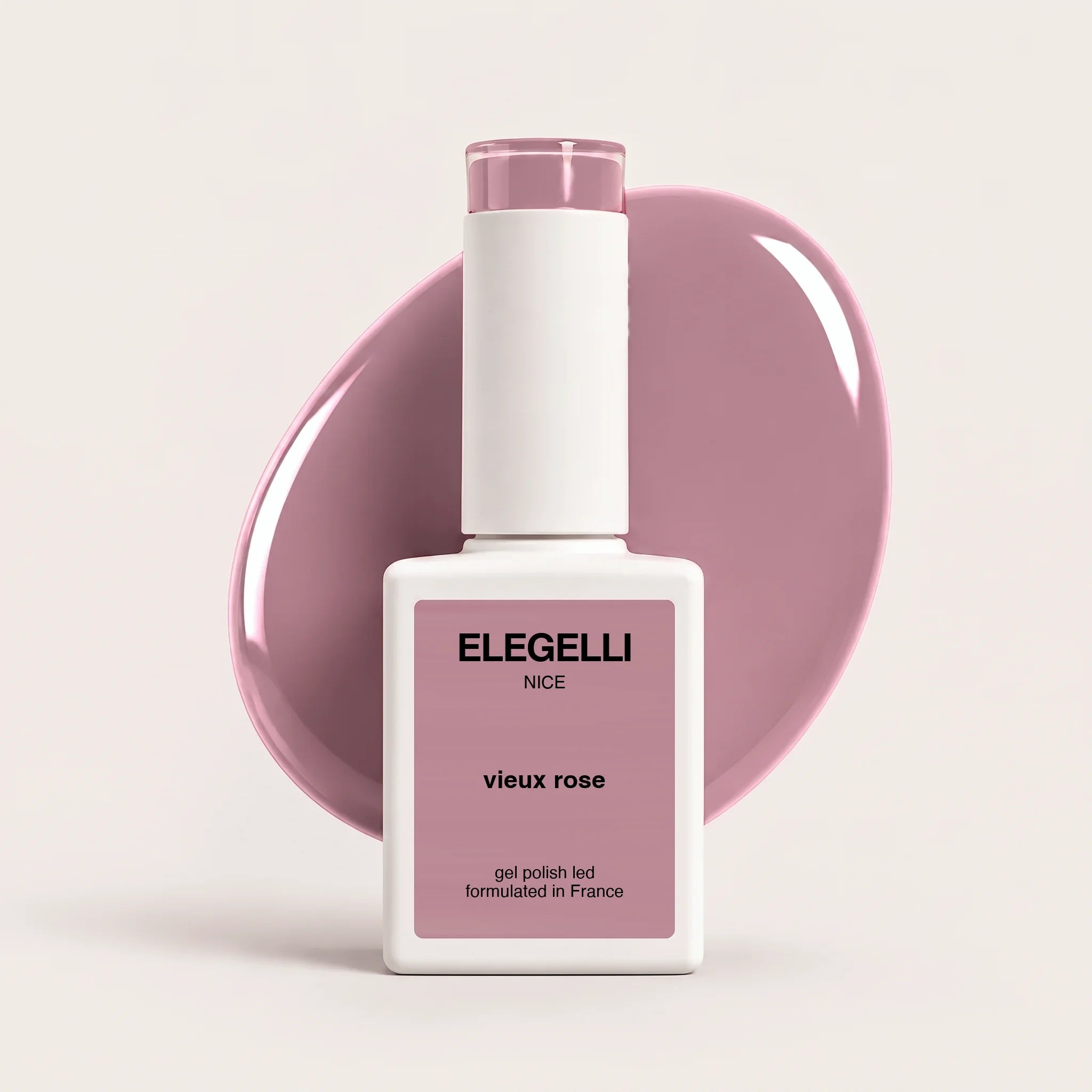 Elegelli gel polish 122 vieux rose - old rose