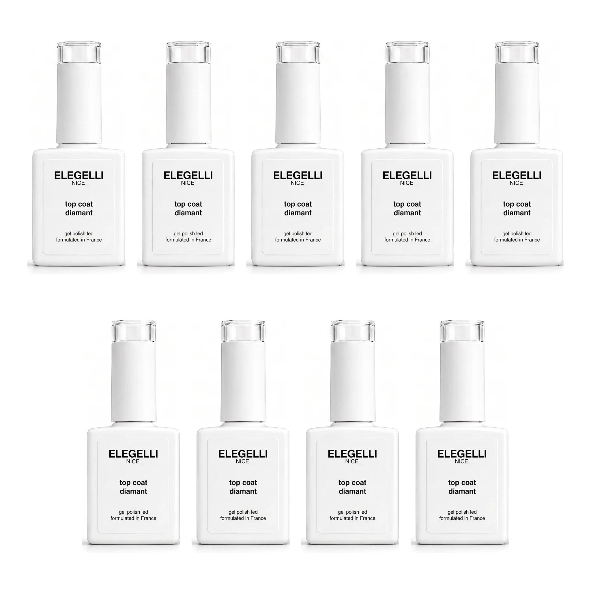 Набор Diamond Top Coat, 9 флаконов