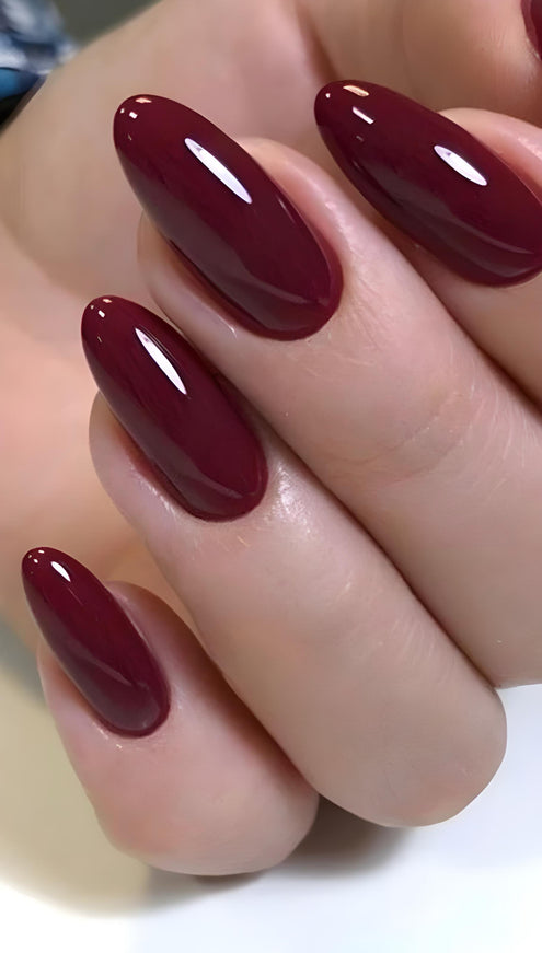 gel polish red wine