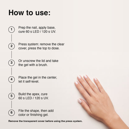 Гель для наращивания B004 Роза ветров