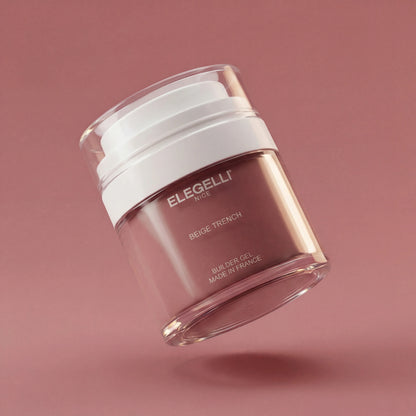 B010 Beige Trench - Elegelli