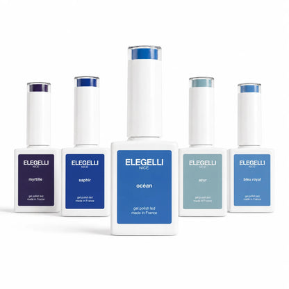 Blue Gel Polish Pack
