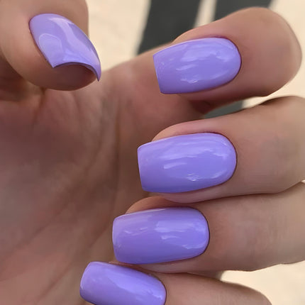 gel polish lavender