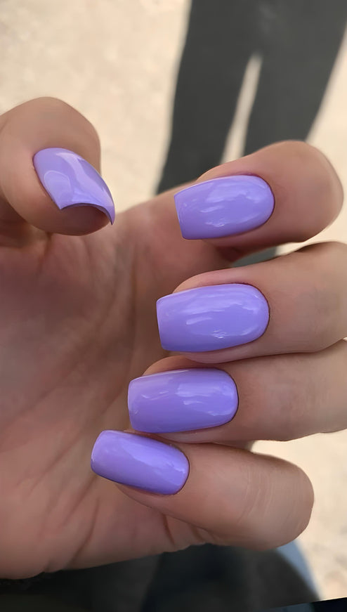 gel polish lavender