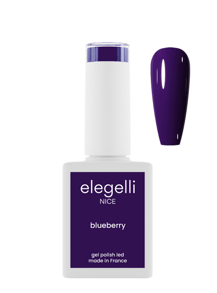 gel polish blueberry