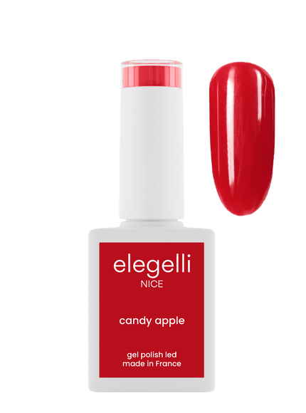 gel polish candy apple