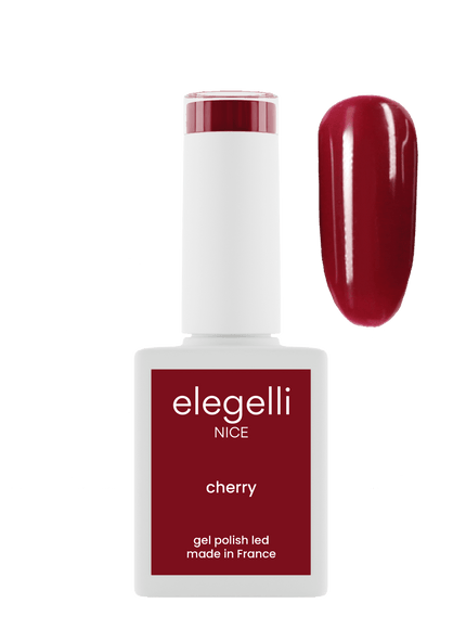 gel polish cherry