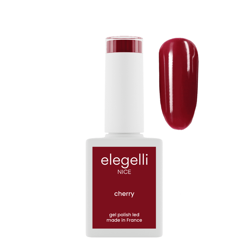 gel polish cherry