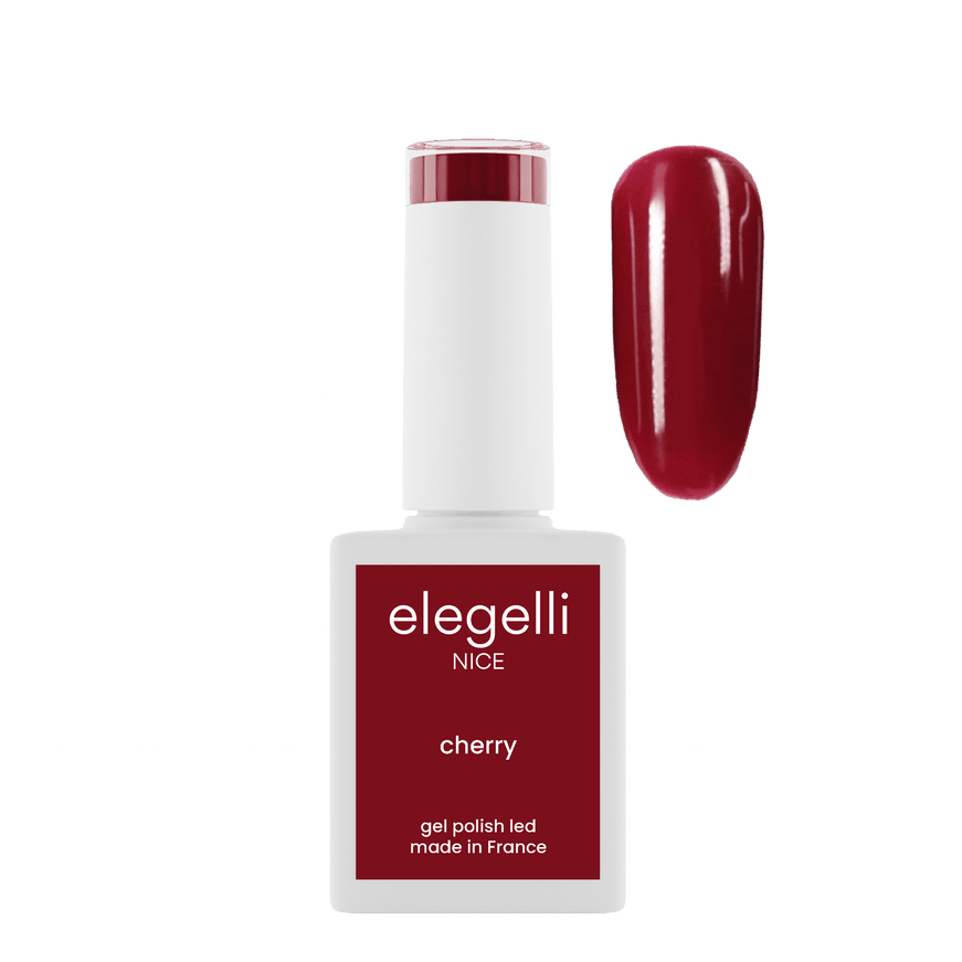 gel polish cherry