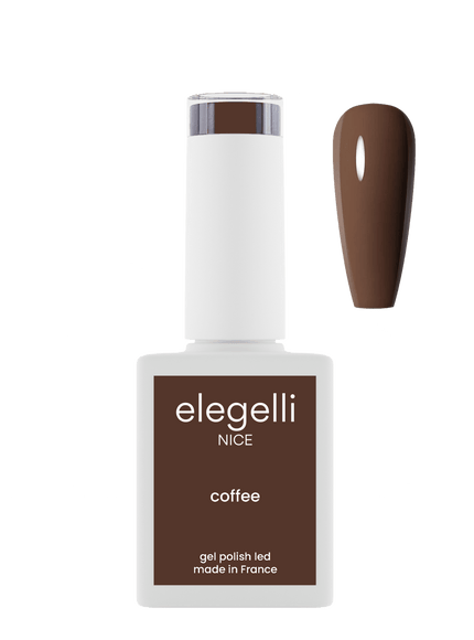 gel polish coffee