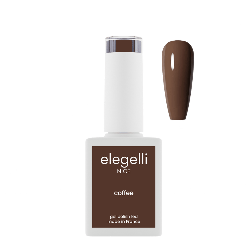 gel polish coffee