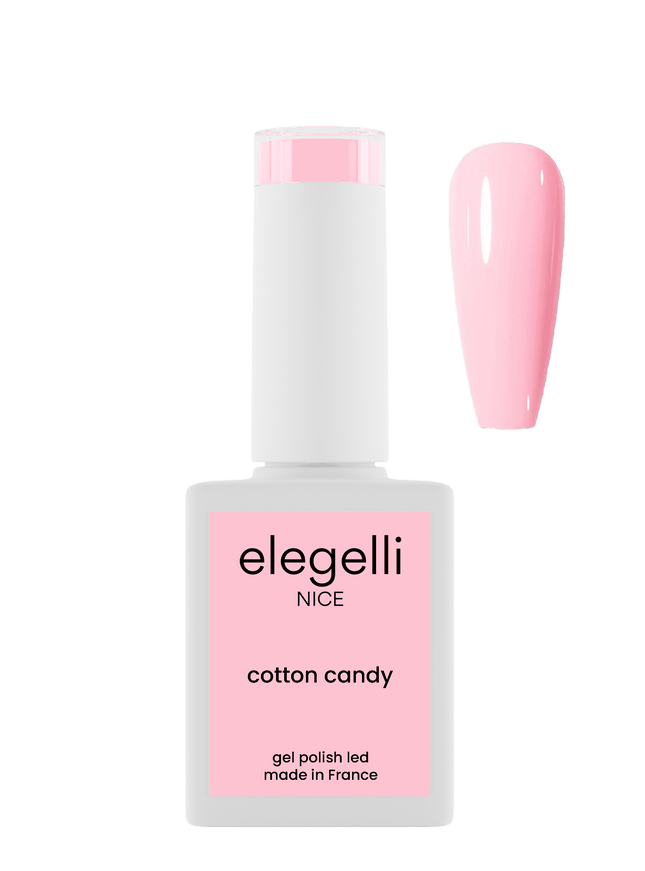 gel polish cotton candy