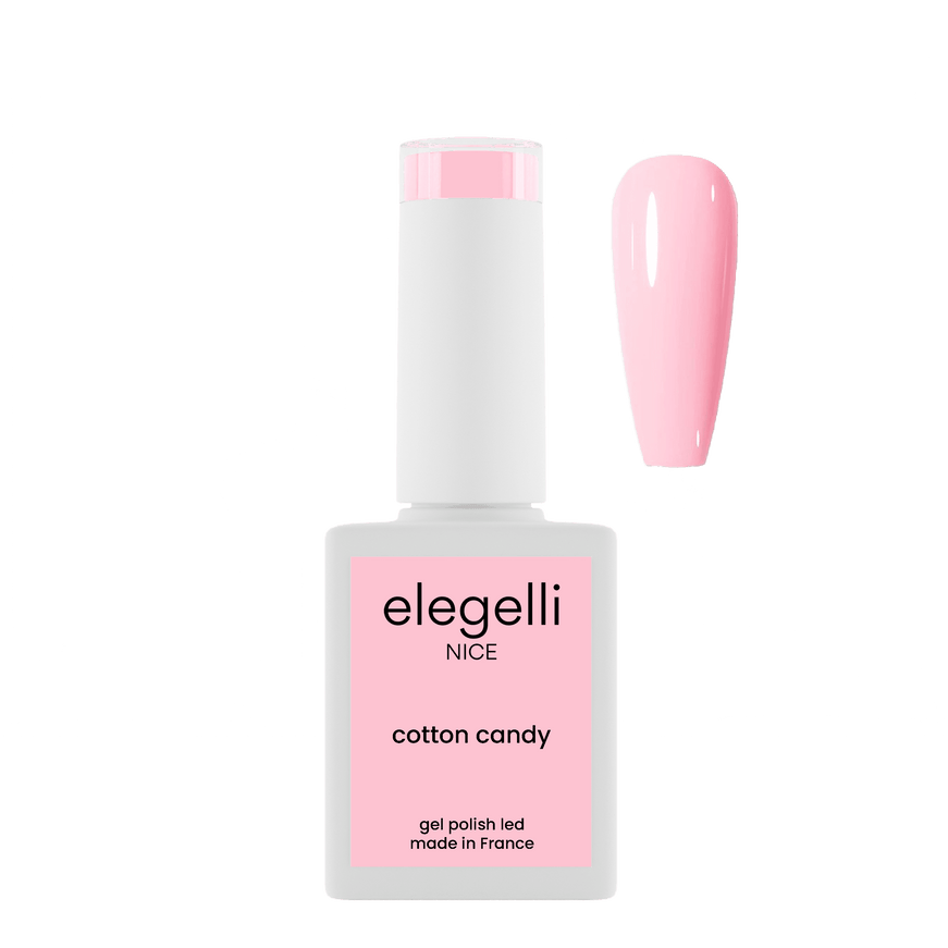 gel polish cotton candy