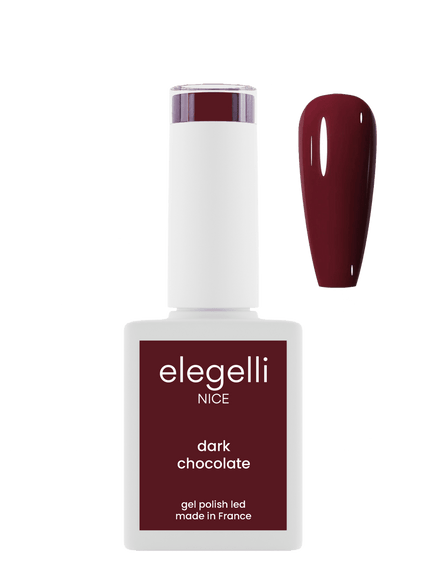 gel polish dark chocolate