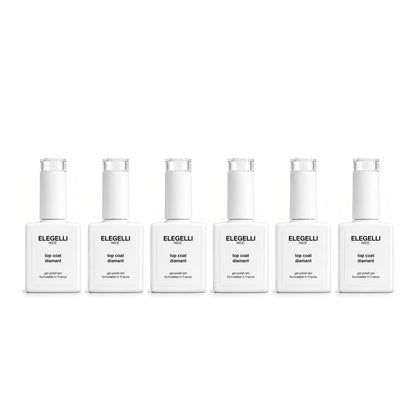 Pack de Diamond Top Coat, 6 flacons
