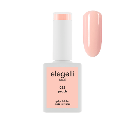 gel polish 022 peach - Elegelli