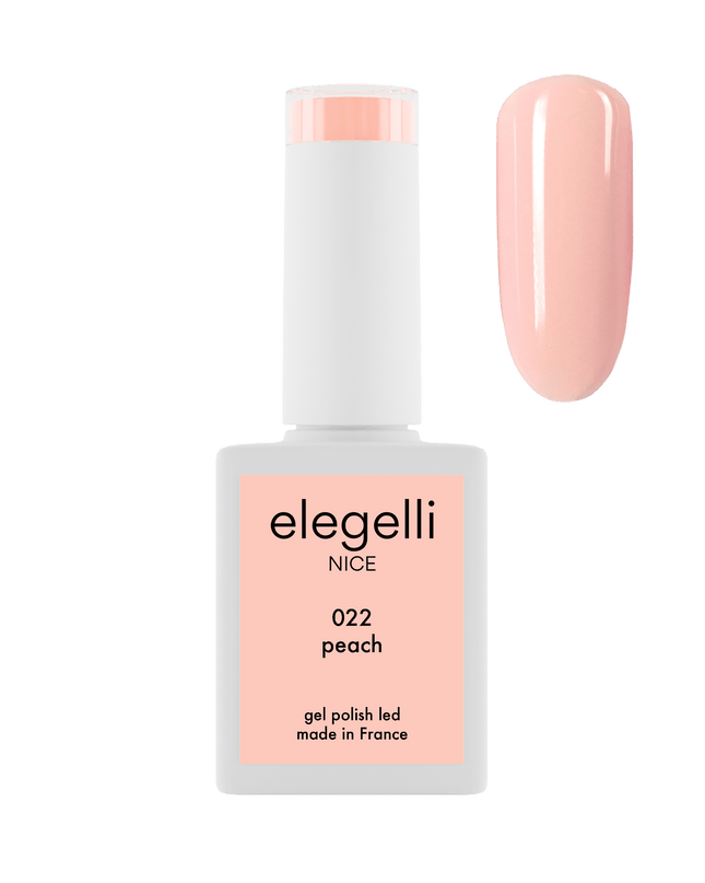 gel polish 022 peach - Elegelli