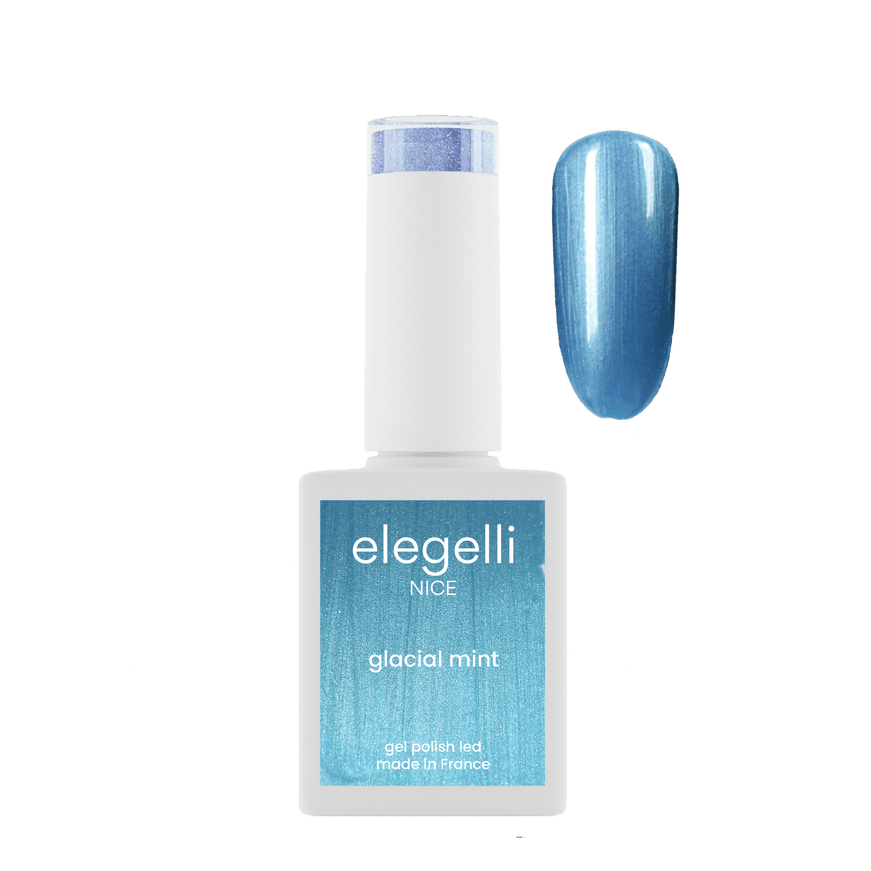 gel polish glacial mint