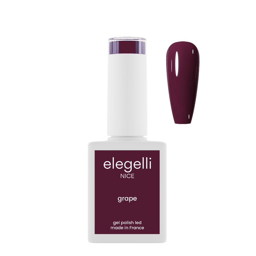 gel polish grape