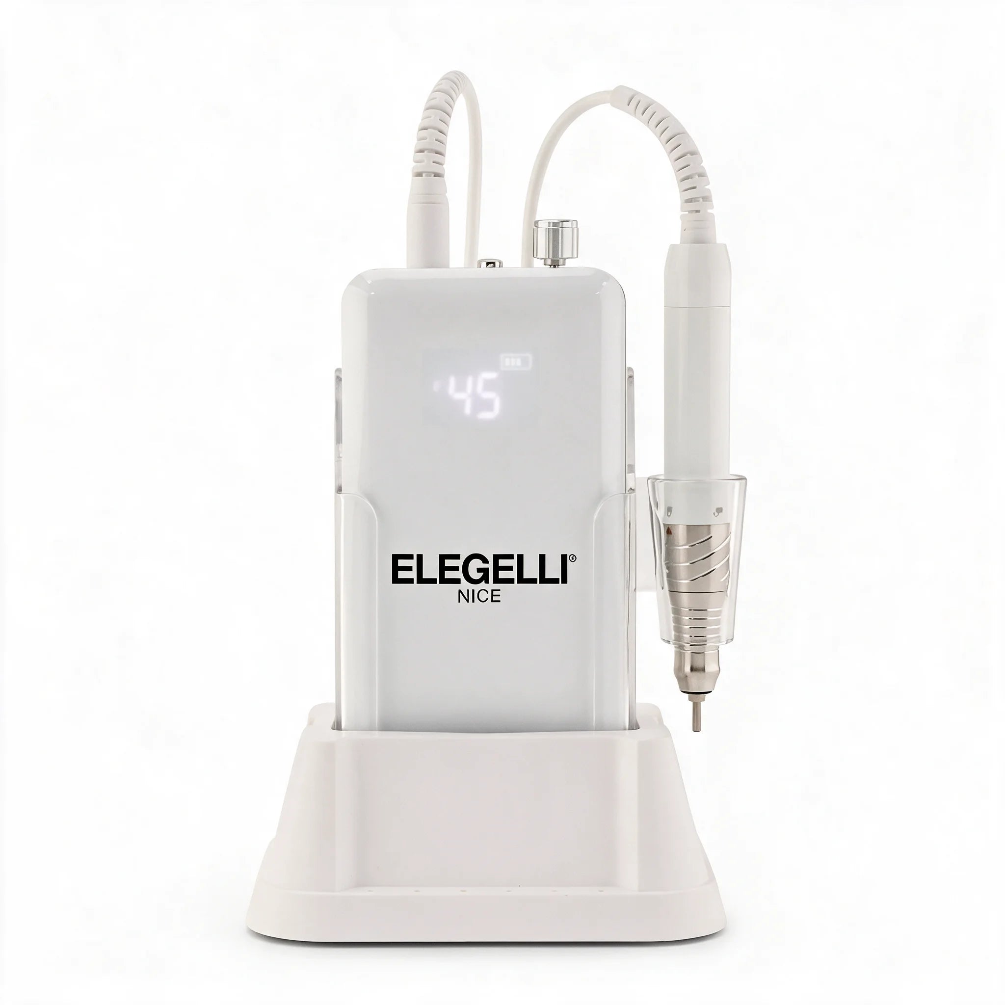 Elegelli Cordless Professional Nail Drill, 45,000 RPM, 85W, LCD Display