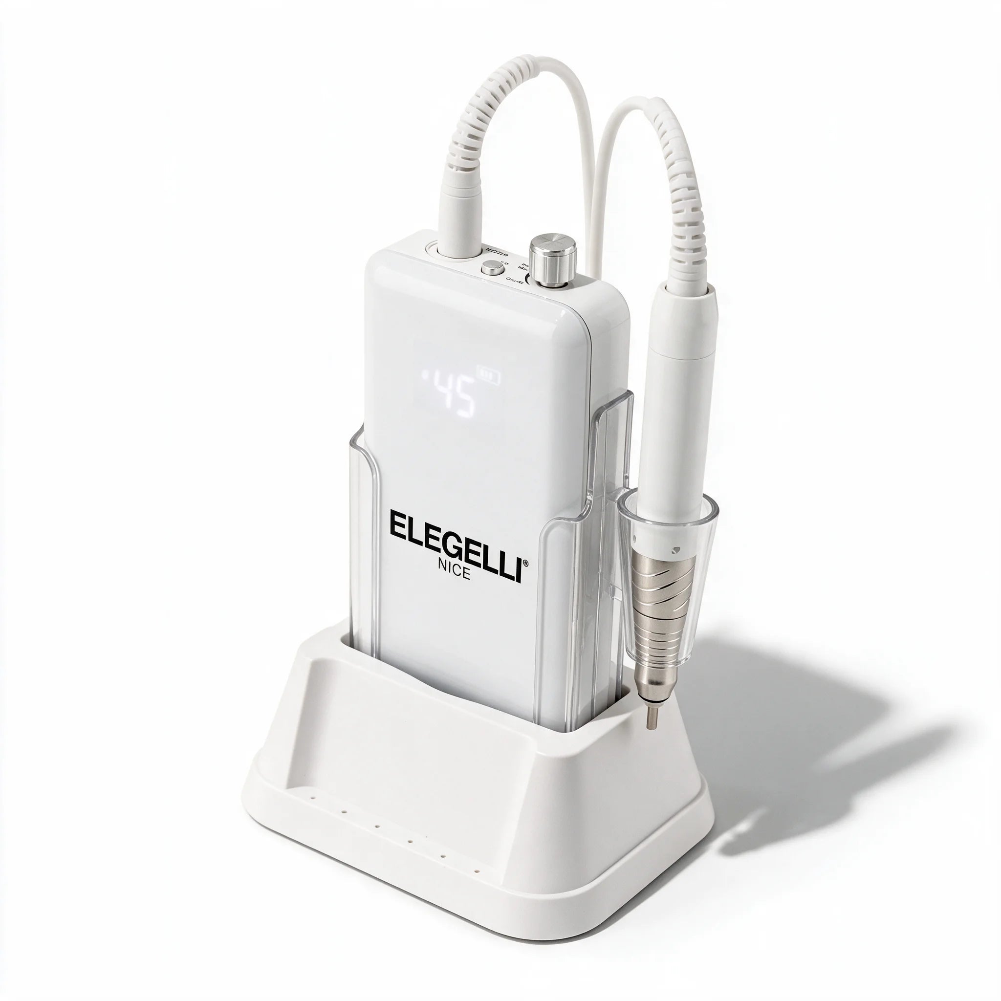 Elegelli Cordless Professional Nail Drill, 45,000 RPM, 85W, LCD Display