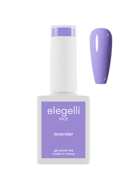 gel polish lavender