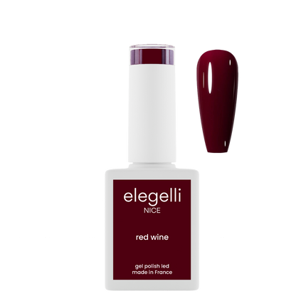 gel polish red wine