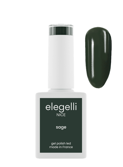 gel polish sage