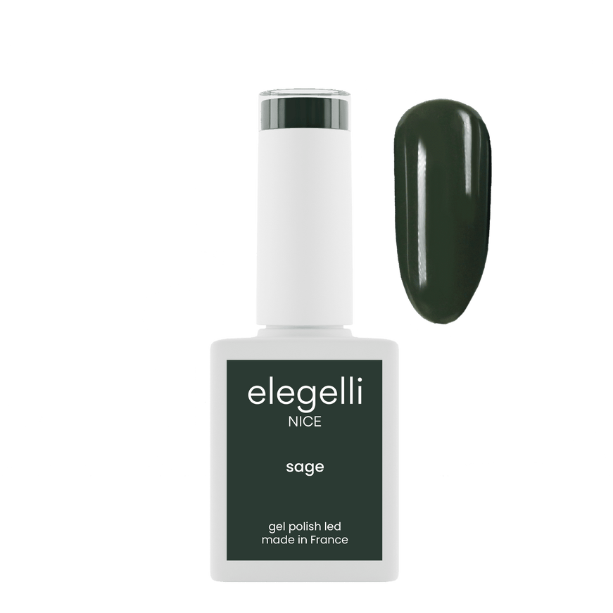 gel polish sage