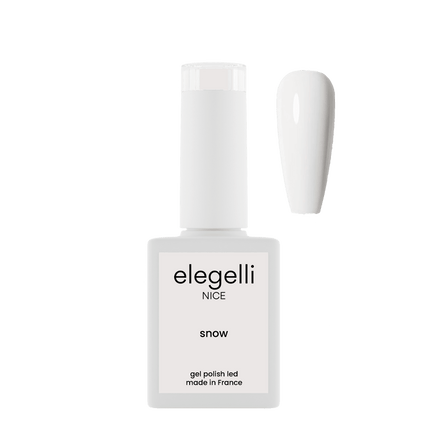 gel polish snow