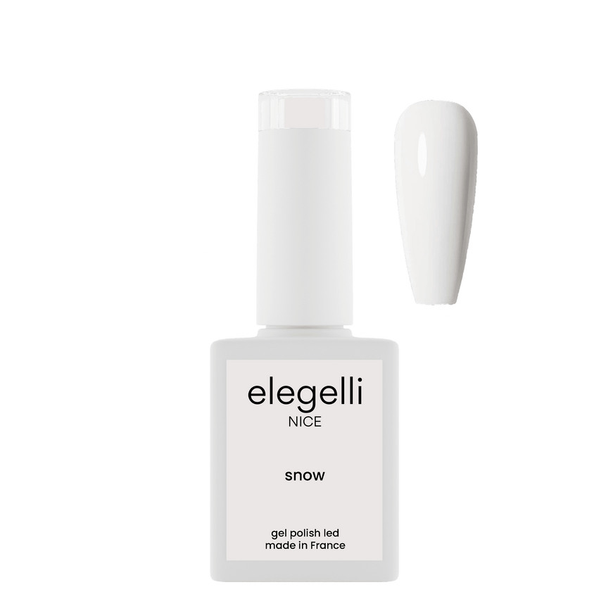 gel polish snow